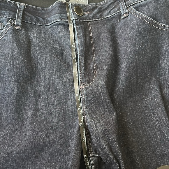 Wit & Wisdom | High-Rise Flare Dark Wash Jeans - Picture 9 of 10